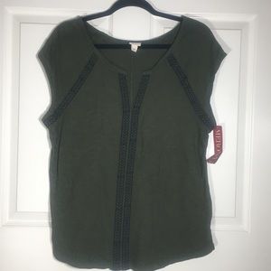 🌺NWT🌺Merona Slub Tee - Kelp Green